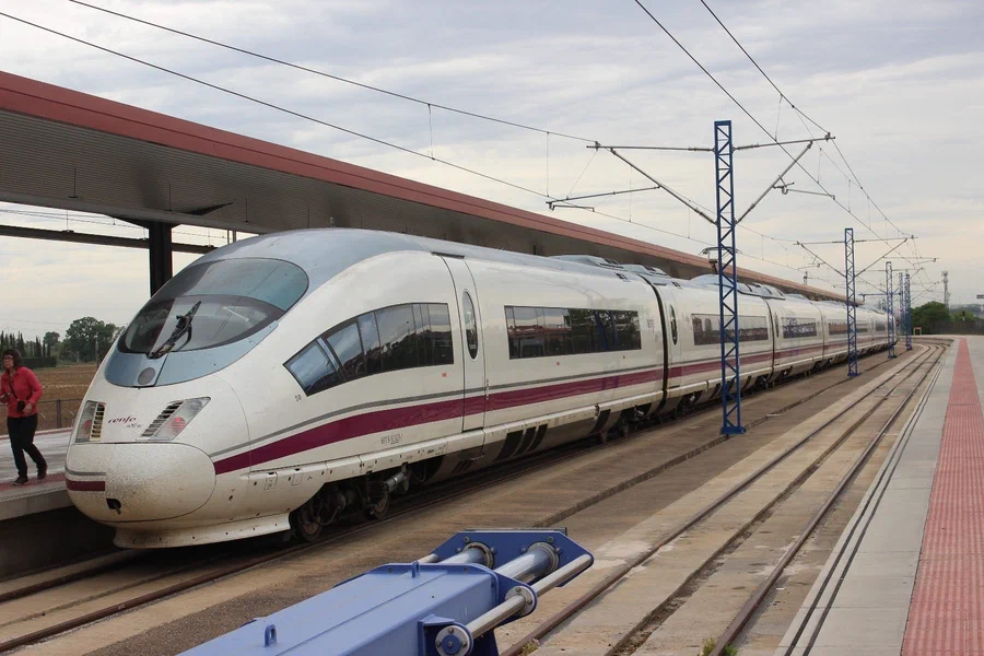 AVE highspeedtrain from Madrid to Toledo, Spain